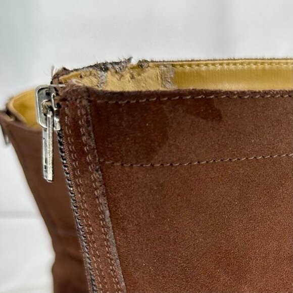 Cole Haan Marshal Chestnut Suede Boots Size 9M - Picture 10 of 14